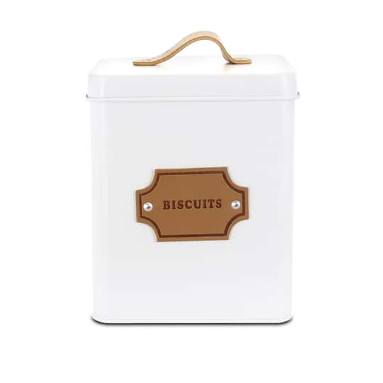 MegaChef Kitchen Food Storage & Organization White 5-Piece Canister Set